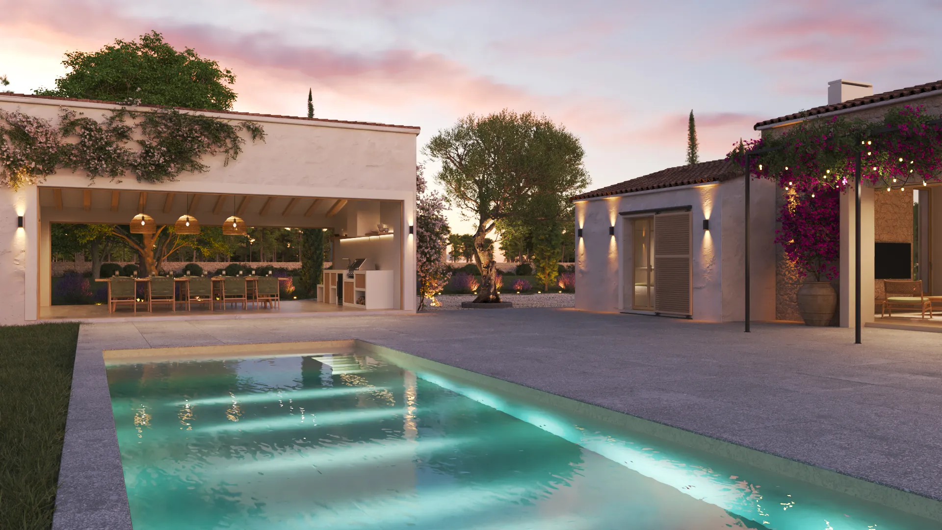 Moderne nieuwbouw finca met Mallorcaanse charme vlakbij Porreres-15