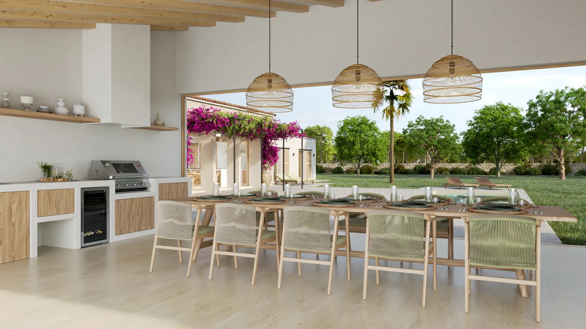 Moderne nieuwbouw finca met Mallorcaanse charme vlakbij Porreres-7