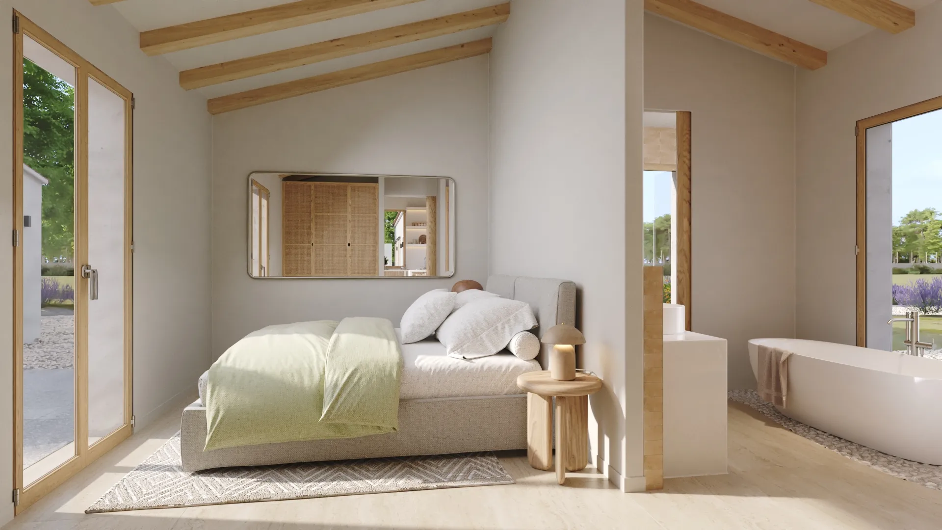 Moderne nieuwbouw finca met Mallorcaanse charme vlakbij Porreres-8