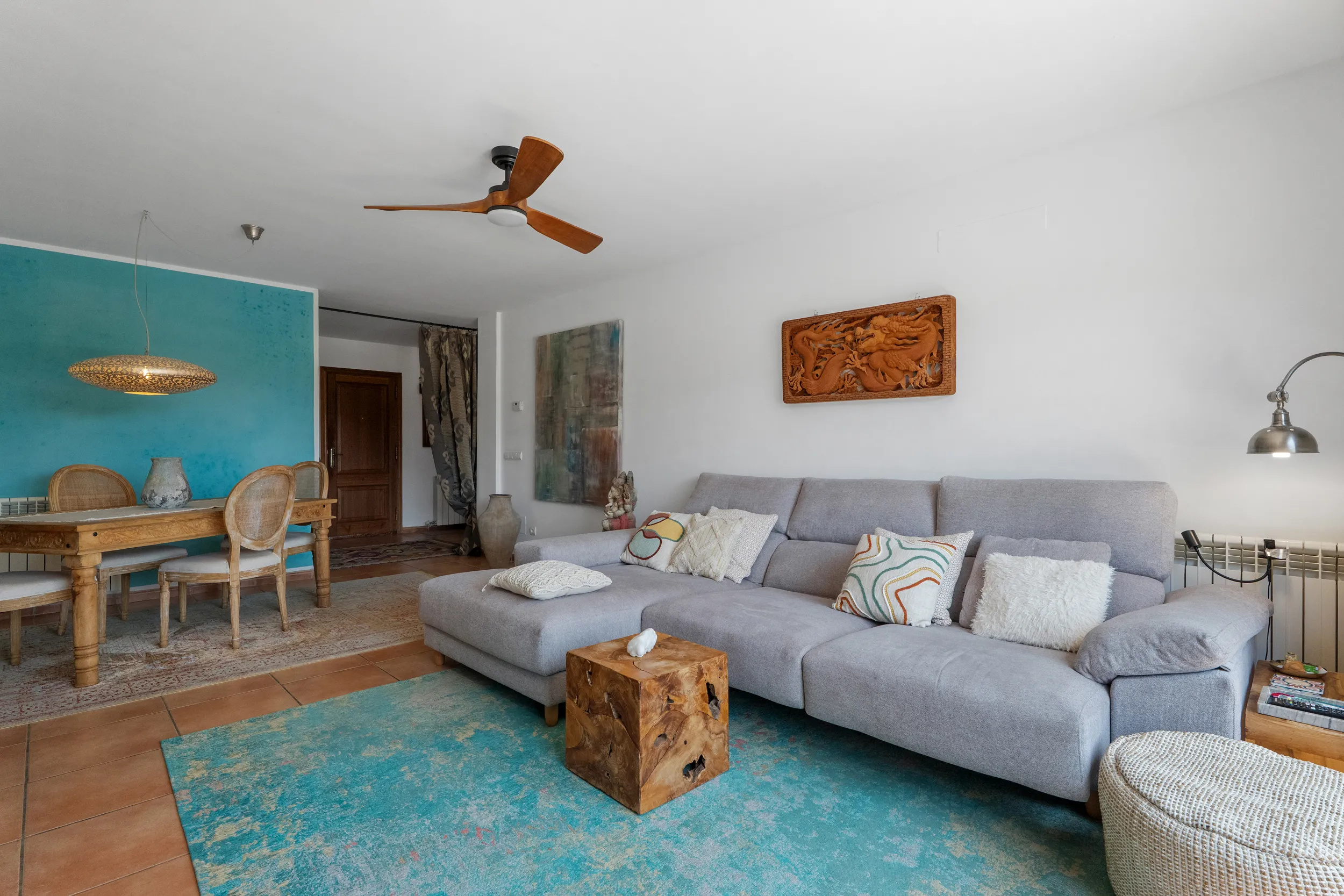 Casa a schiera mediterranea con vista sulle montagne a Puigpunyent-7