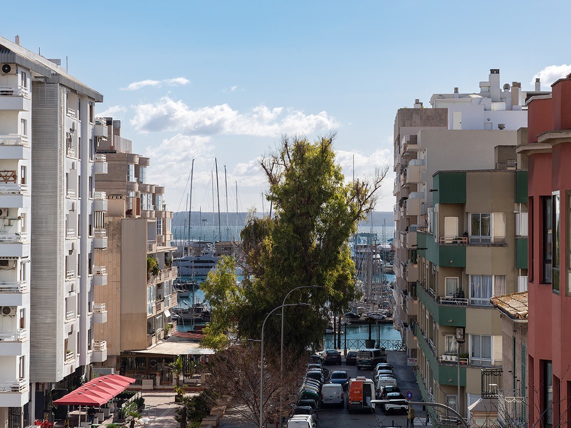Bright Renovated Apartment with Marina Views in Son Armadams-16