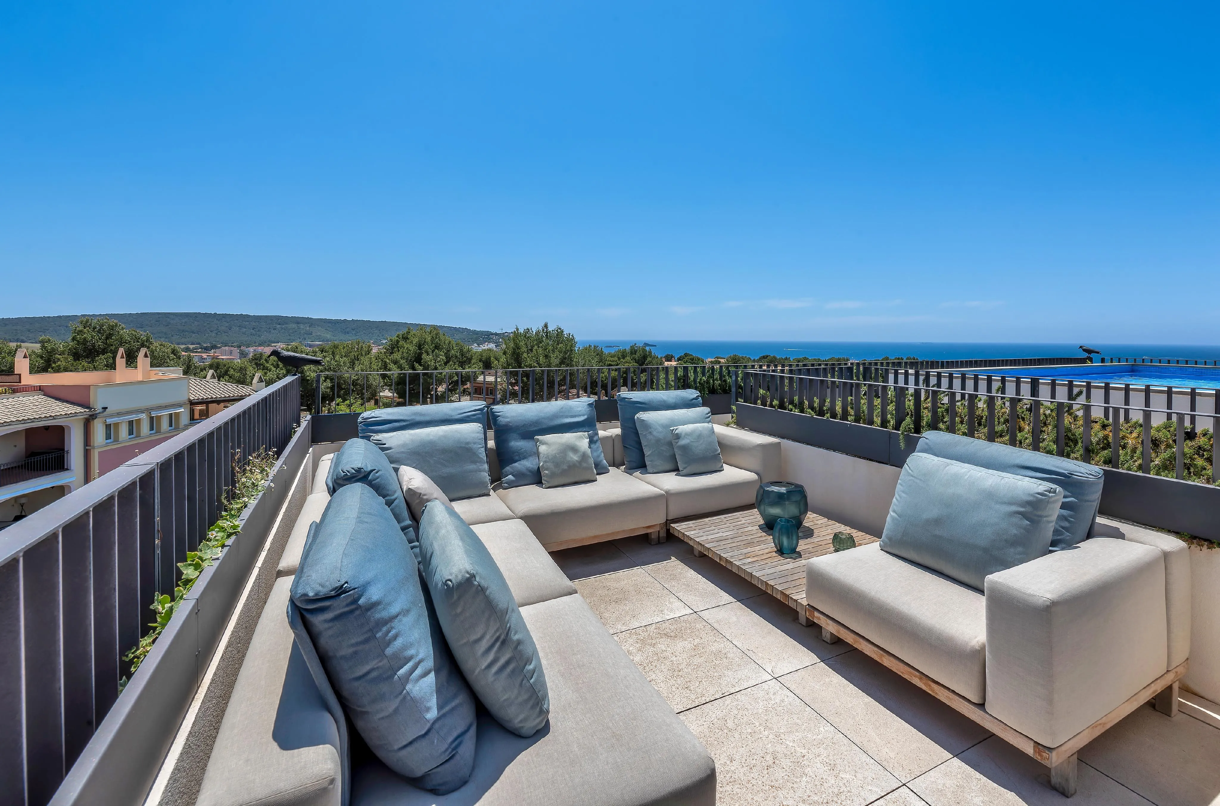 Imponujący penthouse z widokiem na morze w Nova Santa Ponsa-9