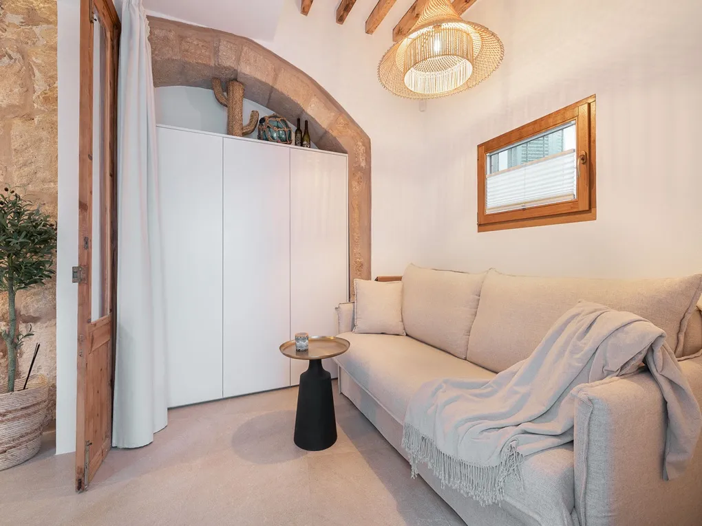 Modern apartament en planta baixa amb molt encant històric prop de les Rambla-7