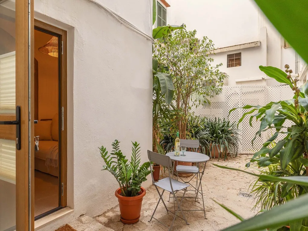 Moderno apartamento en planta baja con mucho encanto histórico cerca de Las Rambla-9