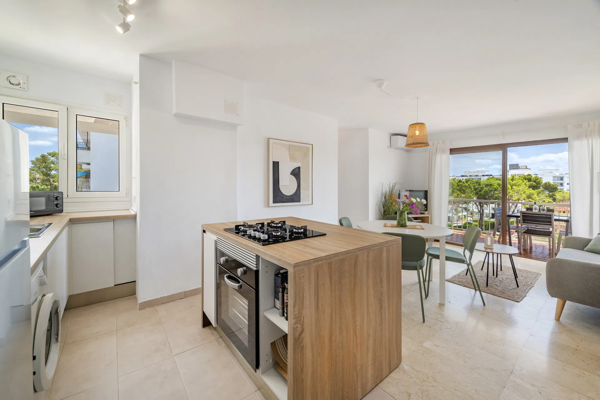 Apartamento con vistas al mar a solo 200m de la playa en Puerto Alcudia-5