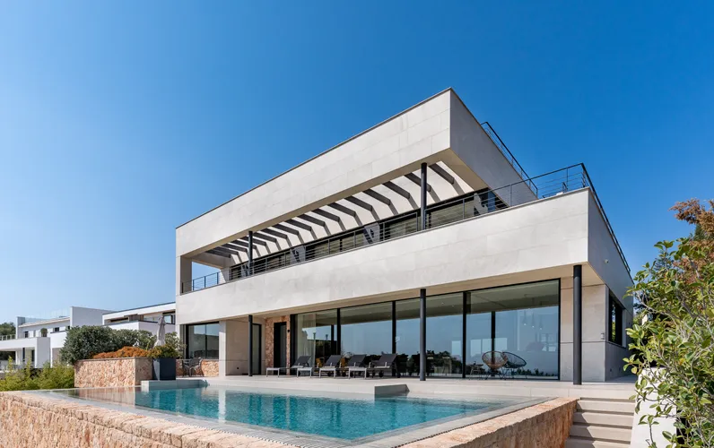 Lyxvilla med panoramautsikt i Sa Cabaneta