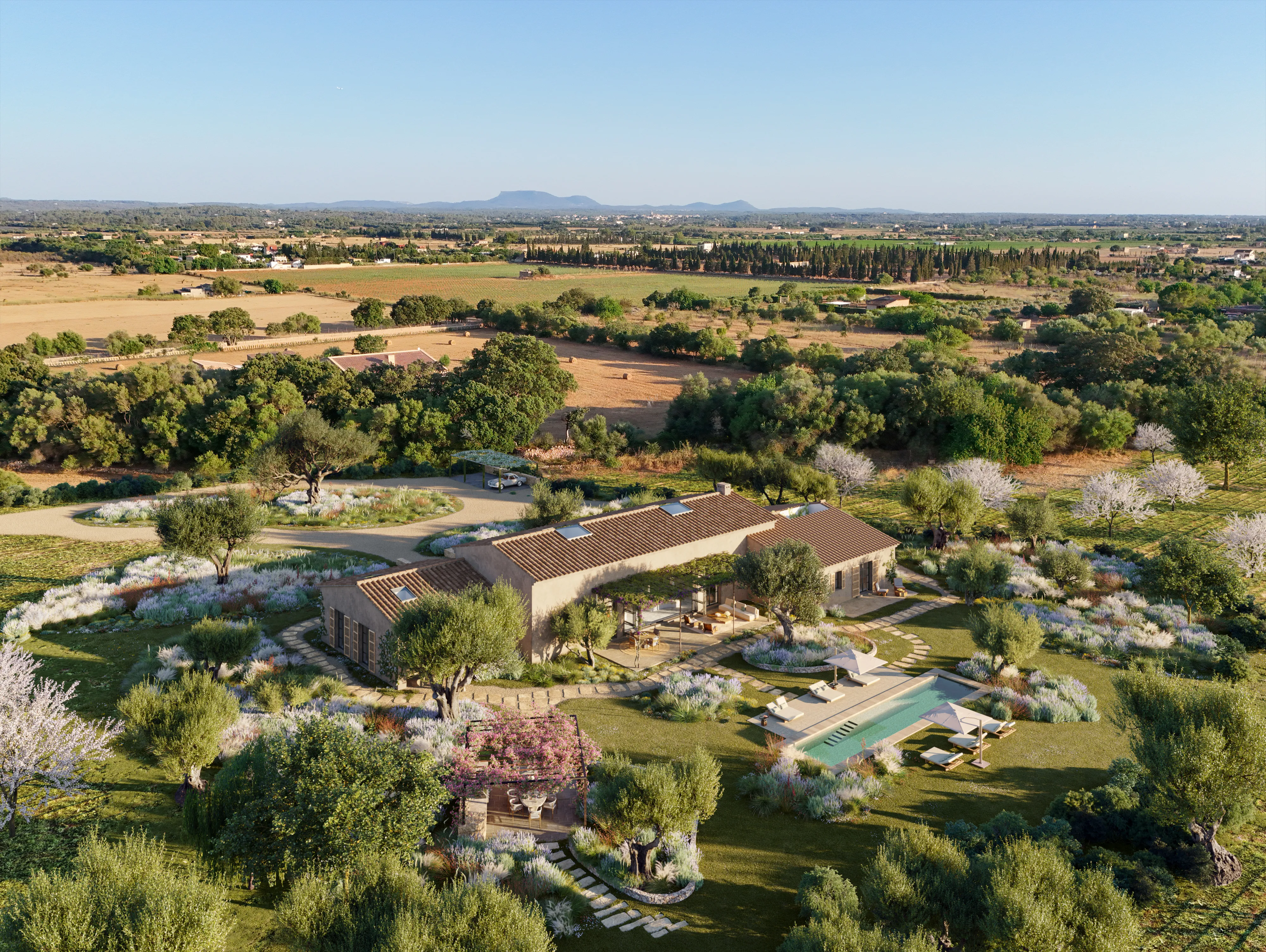 Exclusive finca project in Binissalem, Mallorca: A masterpiece of mediterranean architecture-1