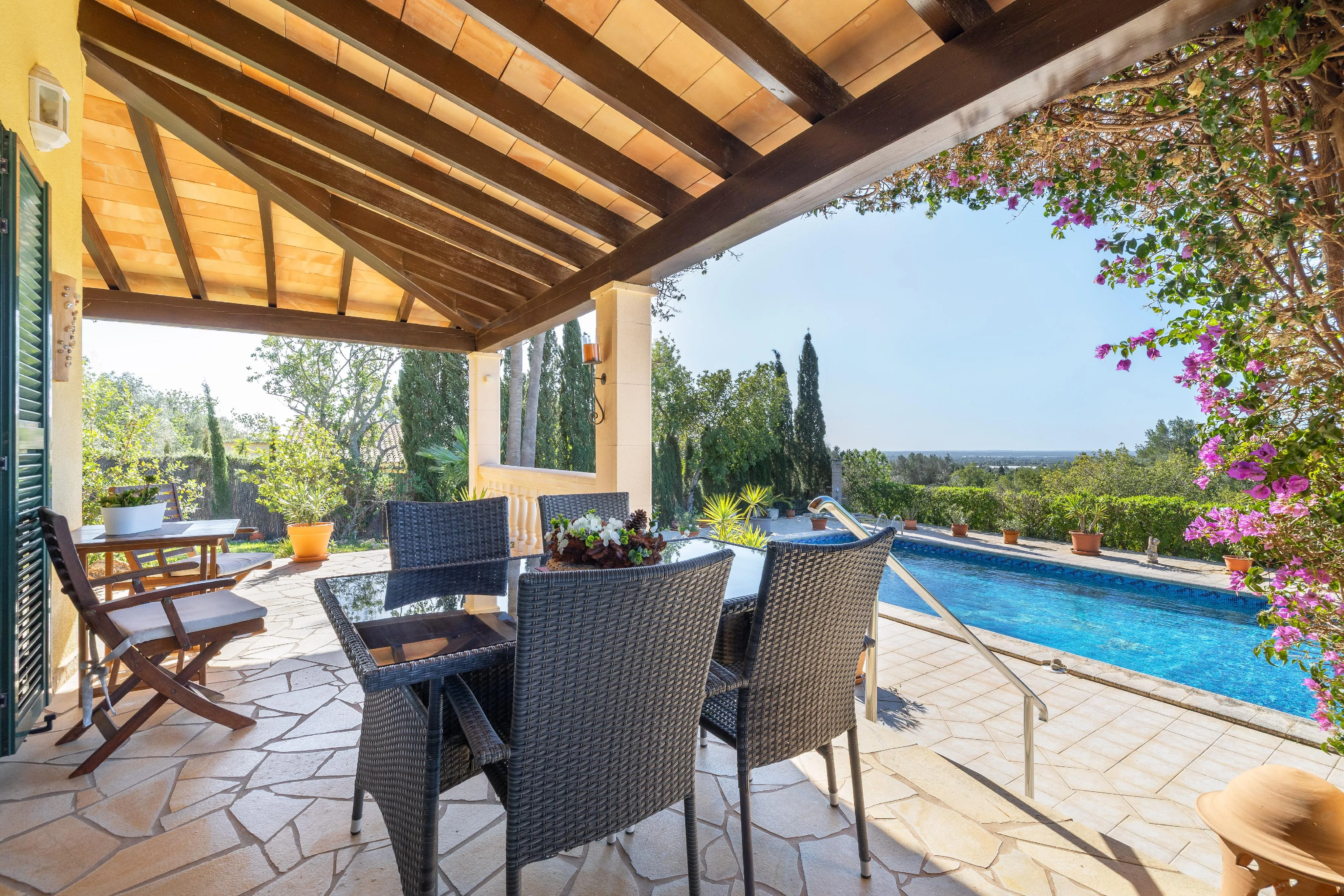 Mediterrane finca met panoramisch uitzicht en zwembad in Llucmajor-2