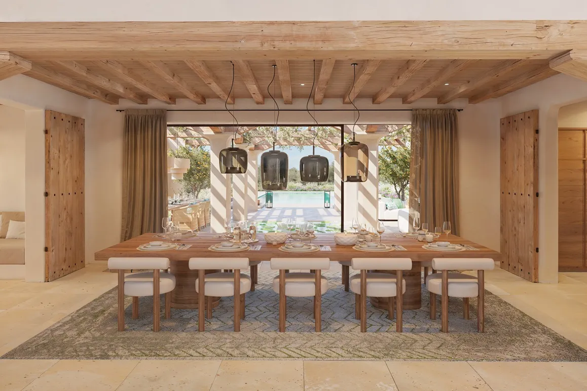 Moderne finca midt i smuk natur-6