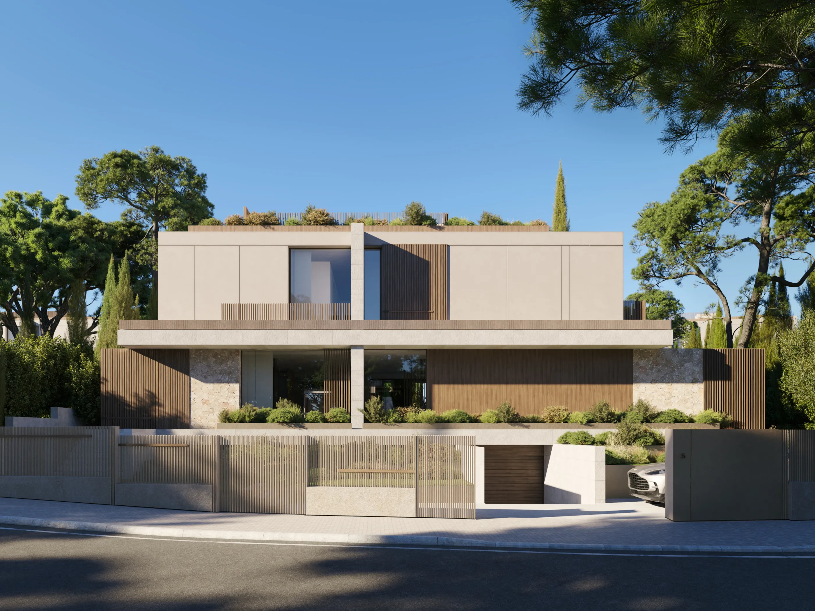 High-quality newly built villa in perfect harmony with nature-11