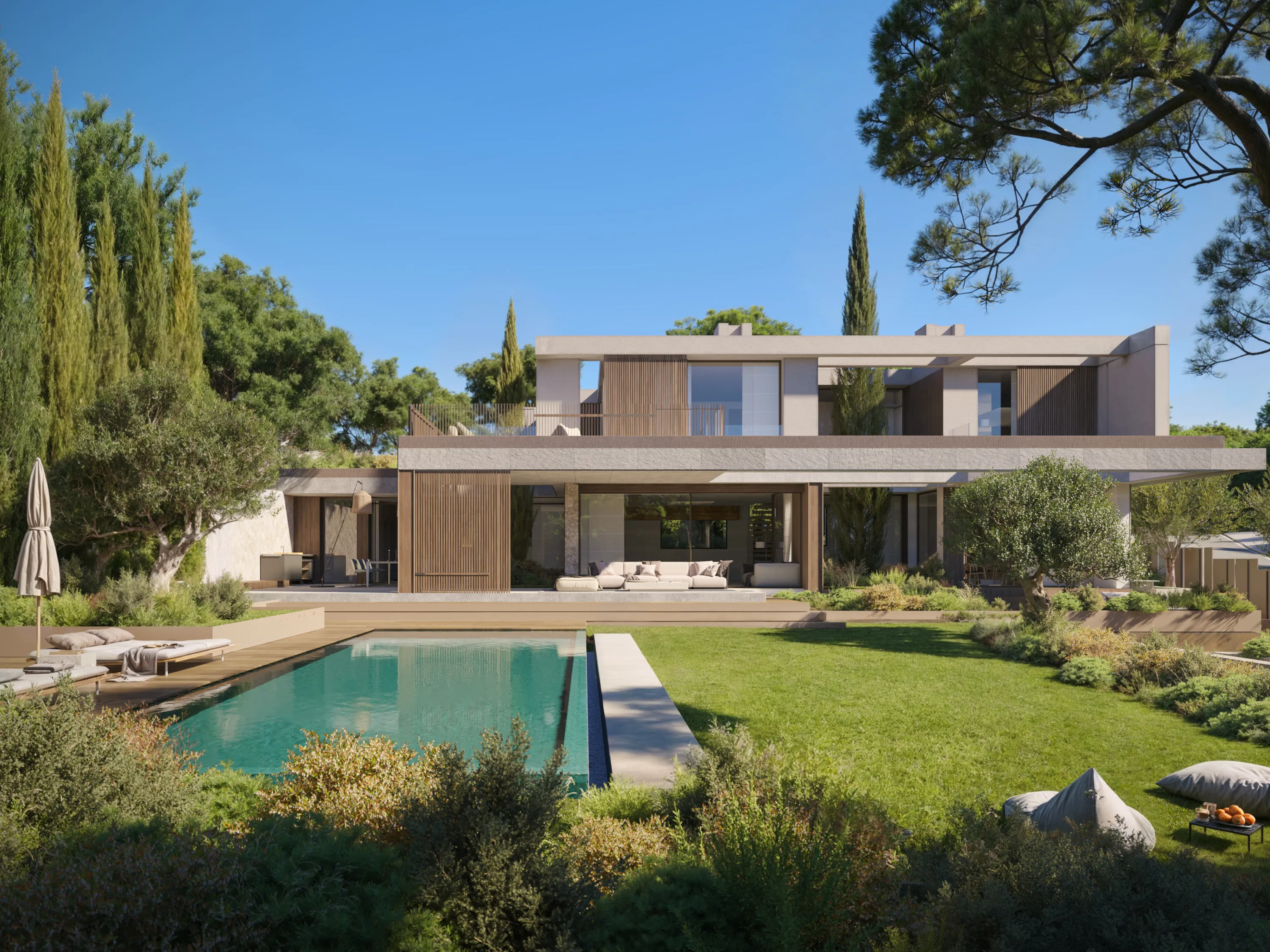 High-quality newly built villa in perfect harmony with nature-15