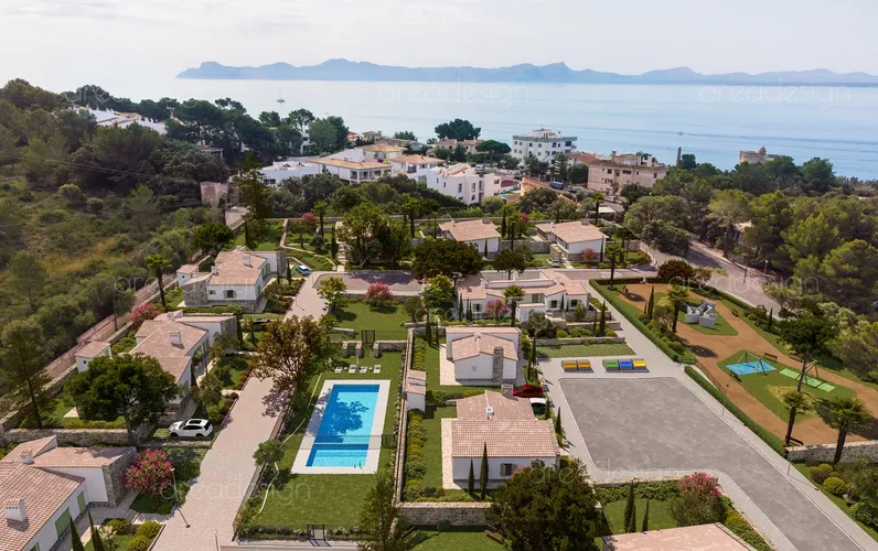 Viles de nova construcció en una urbanització de luxe exclusiva, Port Alcúdia