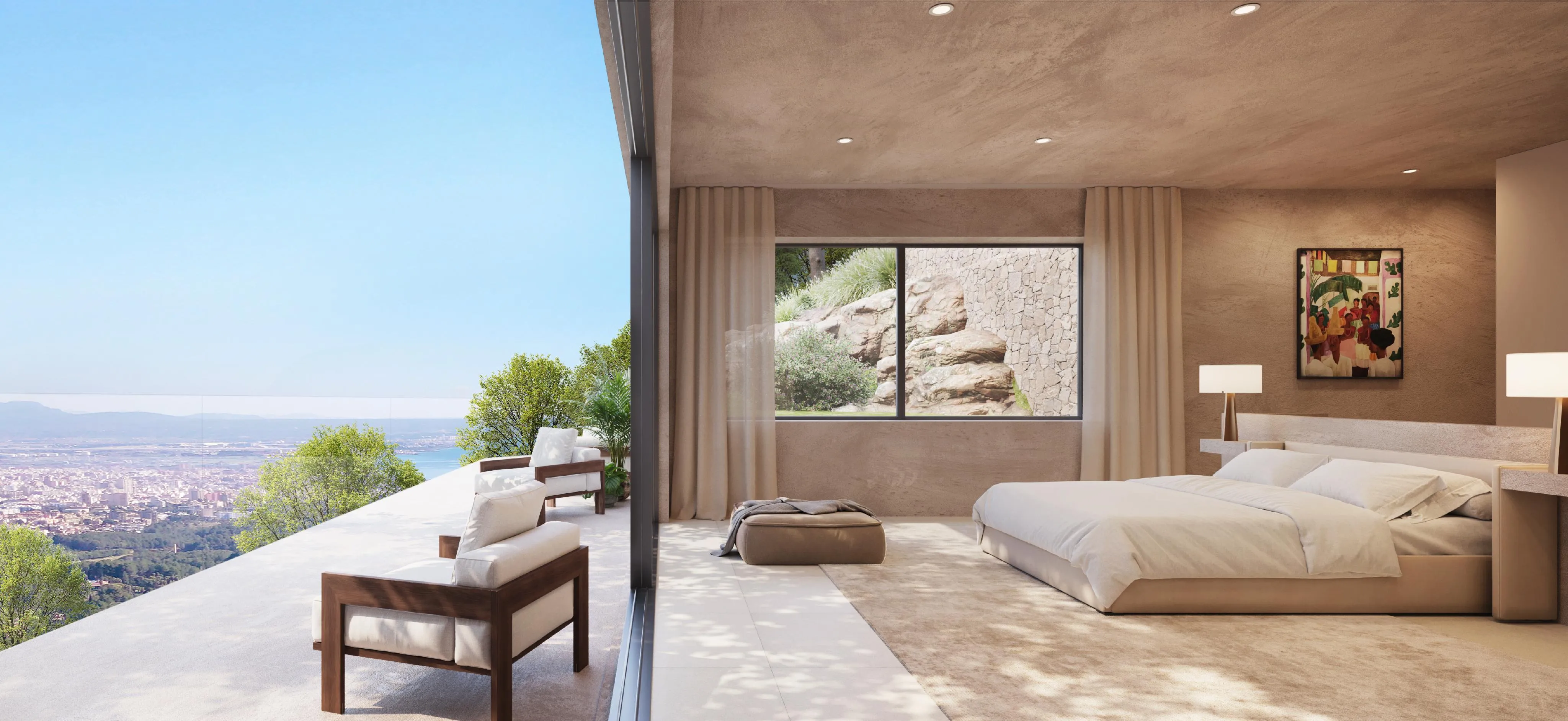 Spectacular newly built villa with sea views in Son Vida-7