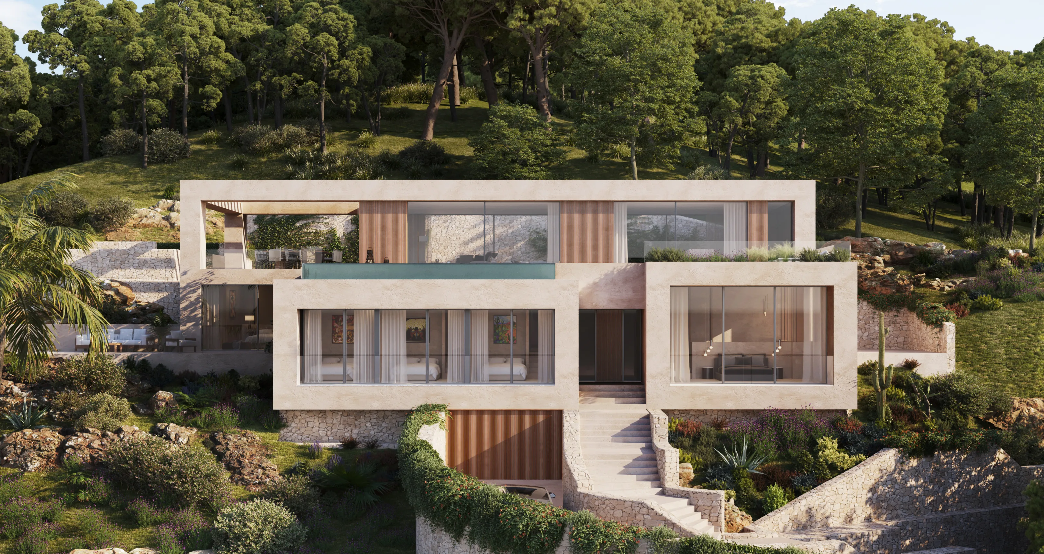 Spectacular newly built villa with sea views in Son Vida-15