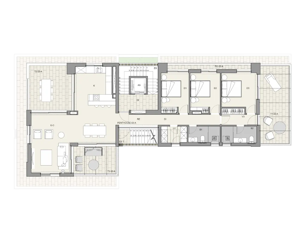 Impressionant àtic d'obra nova amb pisicna-13