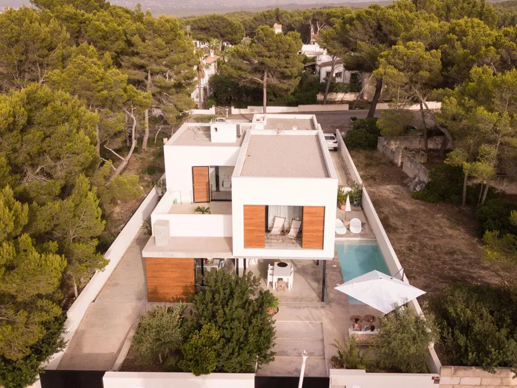 Moderne villa med saltvandspool i Son Serra de Marina-24