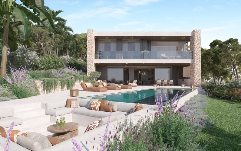 Villa Mediterránea Contemporánea amb Hermosas Vistas al Mar