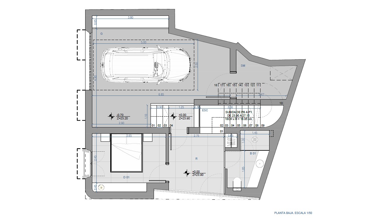 Plot with building license for a townhouse-23