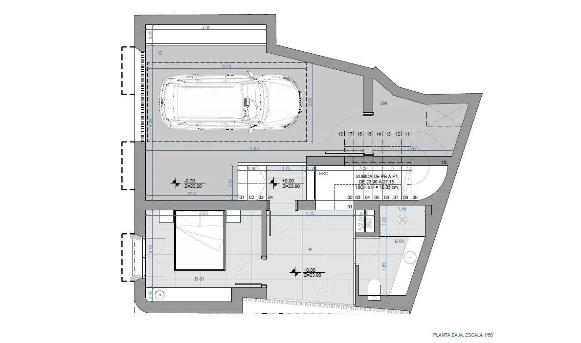 Plot with building license for a townhouse-23