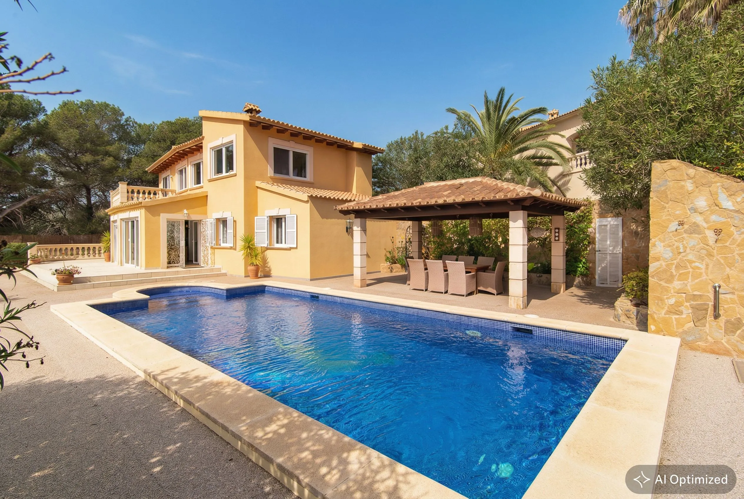 Villa vista mare con licenza ETV a Cala Pi-2