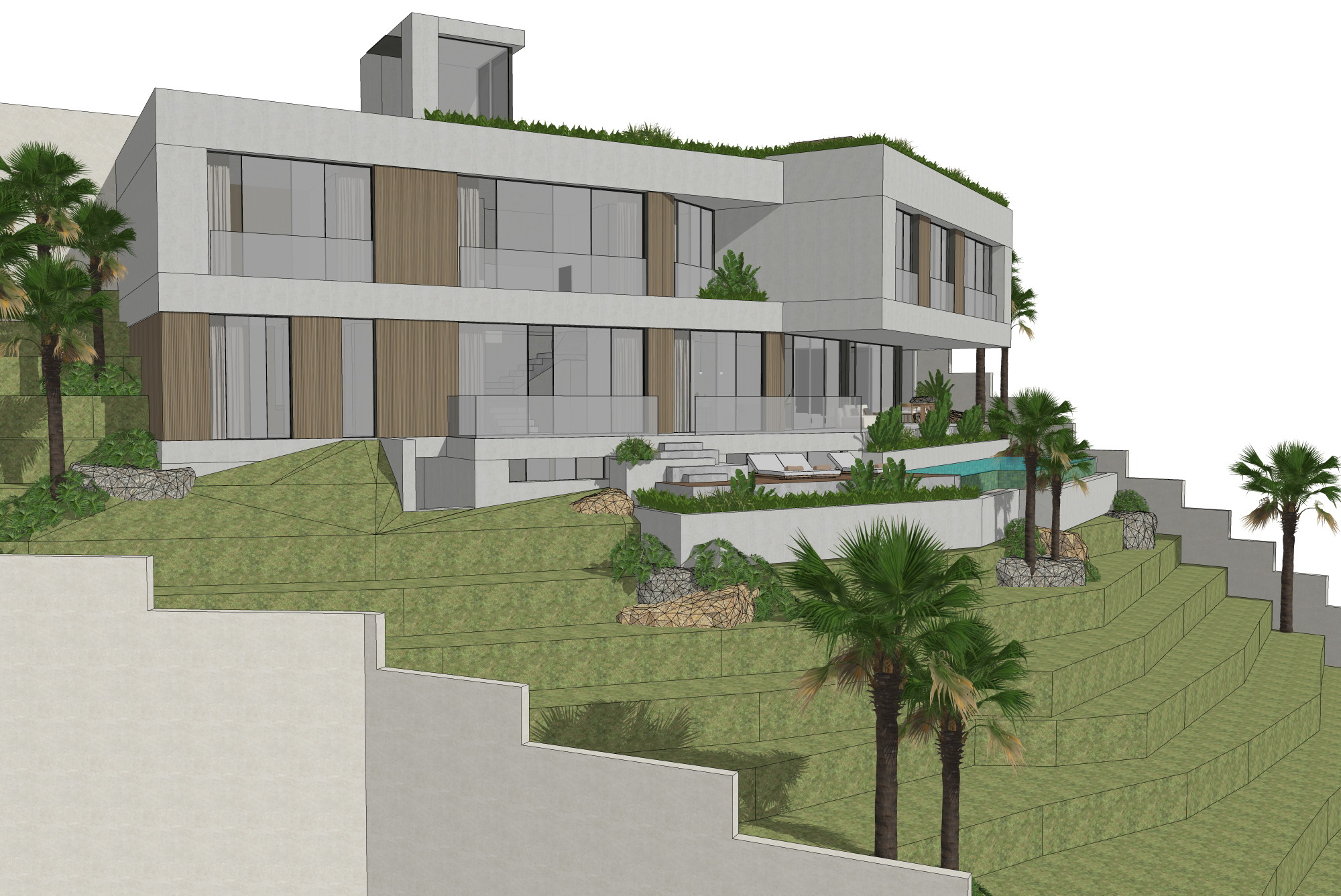 Un lugar para soñar: terreno edificable con licencia de obras válida en Monport, Port Andratx