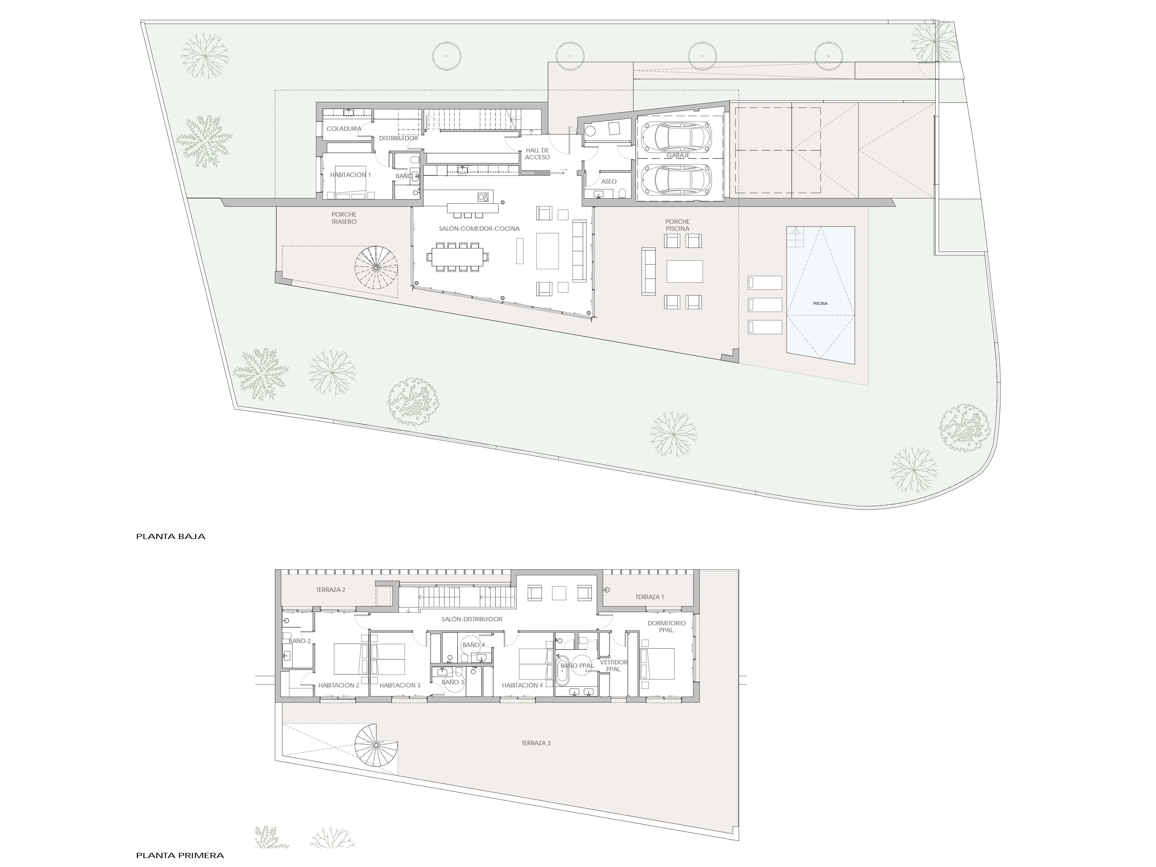 Modern newly built villa with private pool and large sea view terrace-8