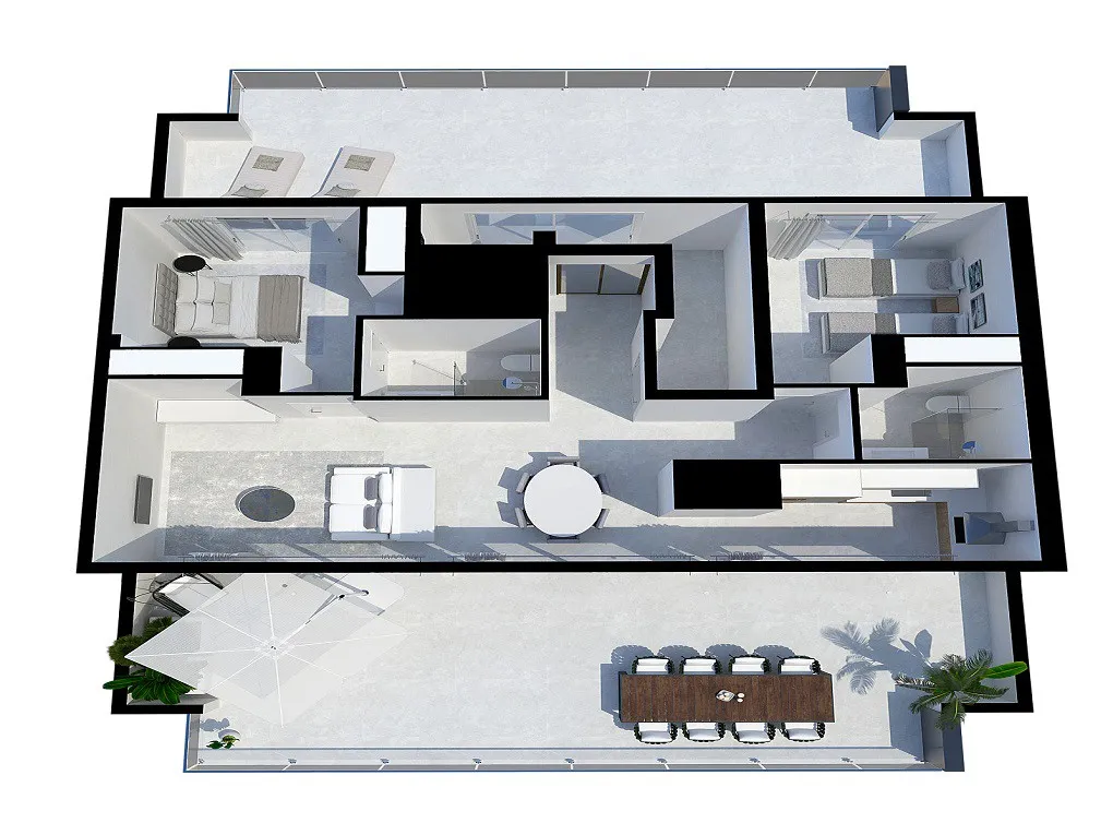 Attico di nuova costruzione vicino alla spiaggia, Can Pastilla-9