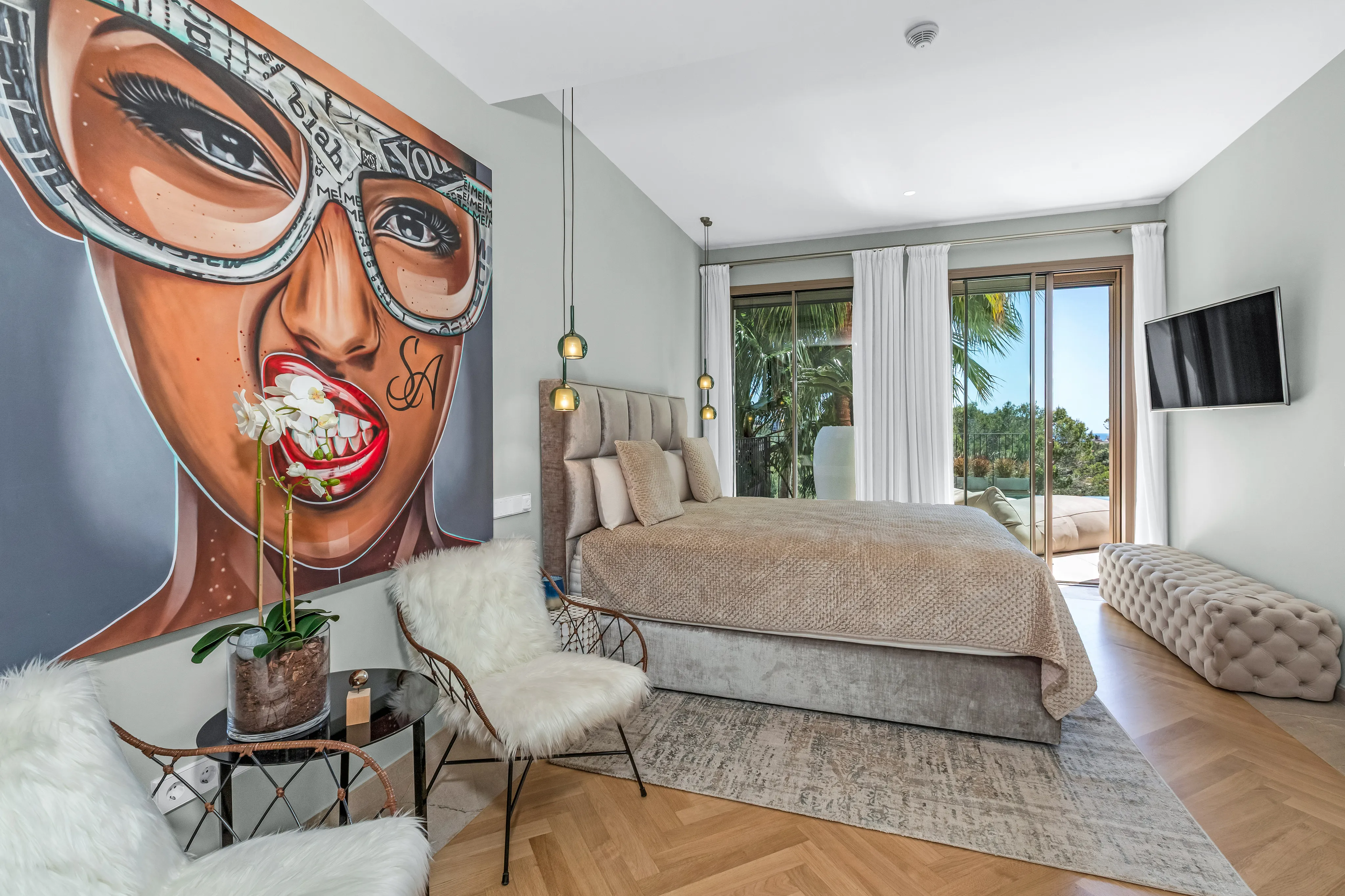 Exclusieve designvilla op een toplocatie met spectaculair zeezicht en uitzicht op het Castell de Bellver-11