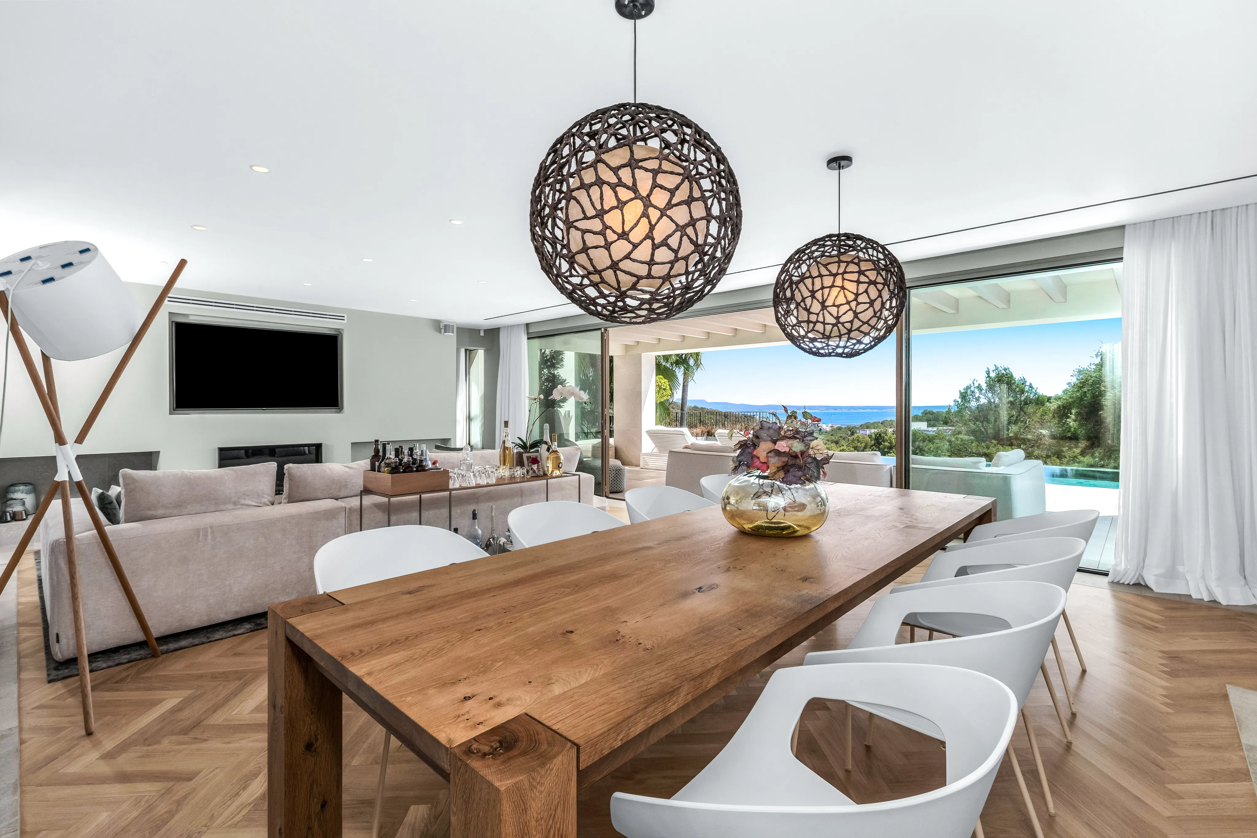 Exclusieve designvilla op een toplocatie met spectaculair zeezicht en uitzicht op het Castell de Bellver-9
