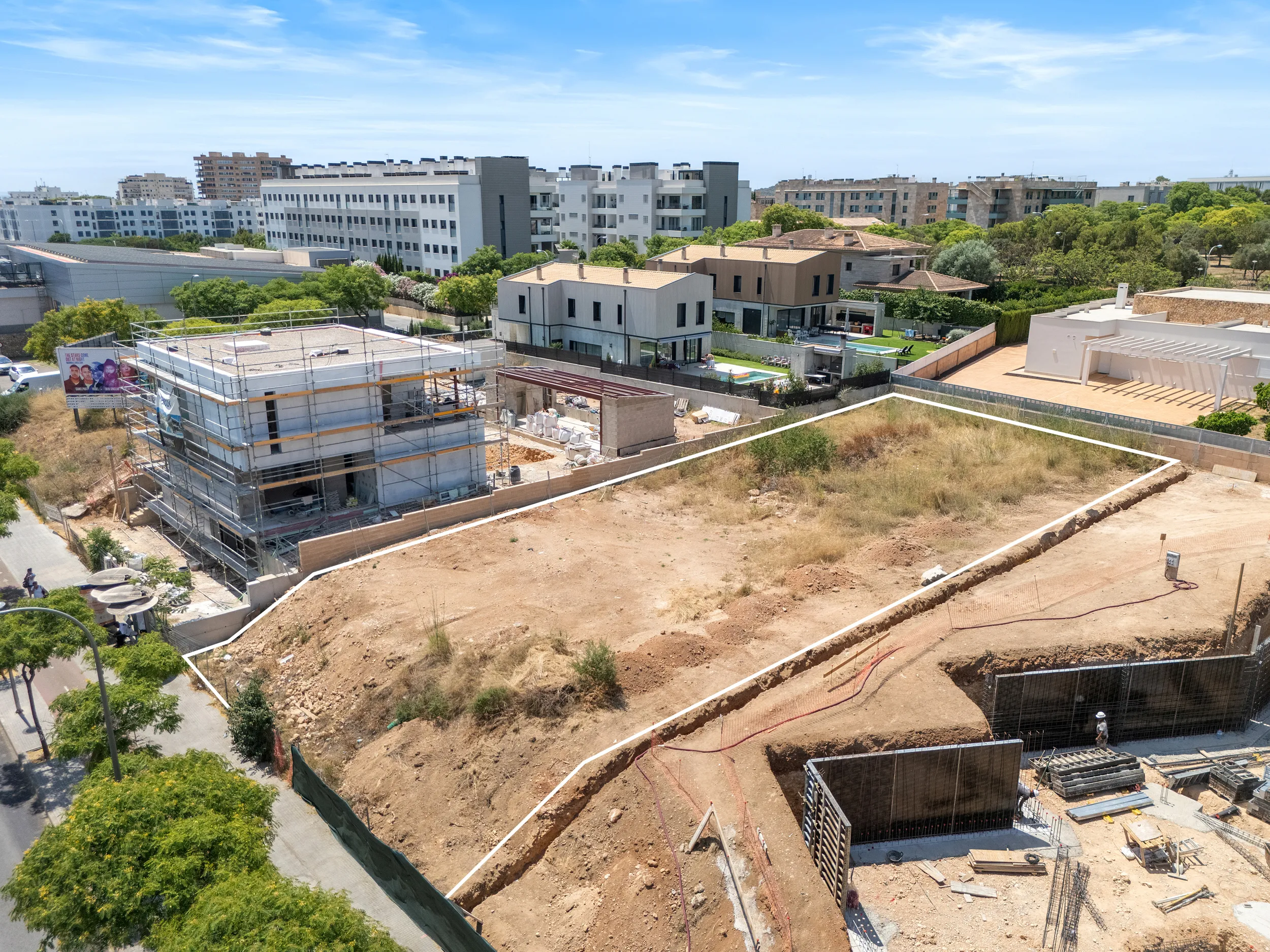 Terrain à bâtir exclusif avec projet approuvé à Palma-7