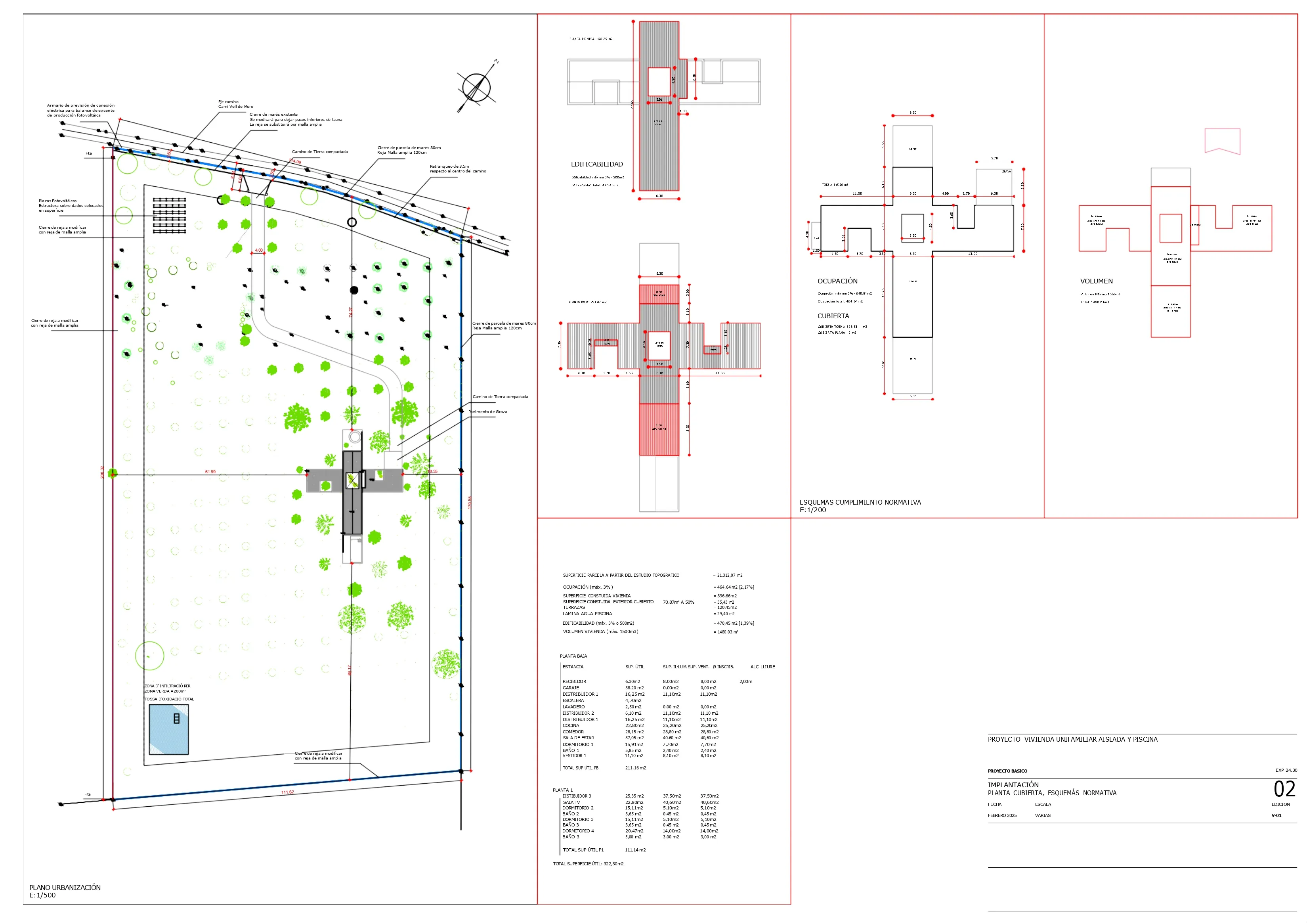 Naturskøn byggegrund med godkendt projekt og panoramaudsigt i Sencelles-17