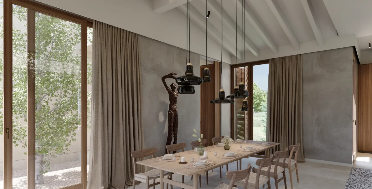 Naturskøn byggegrund med godkendt projekt og panoramaudsigt i Sencelles-8