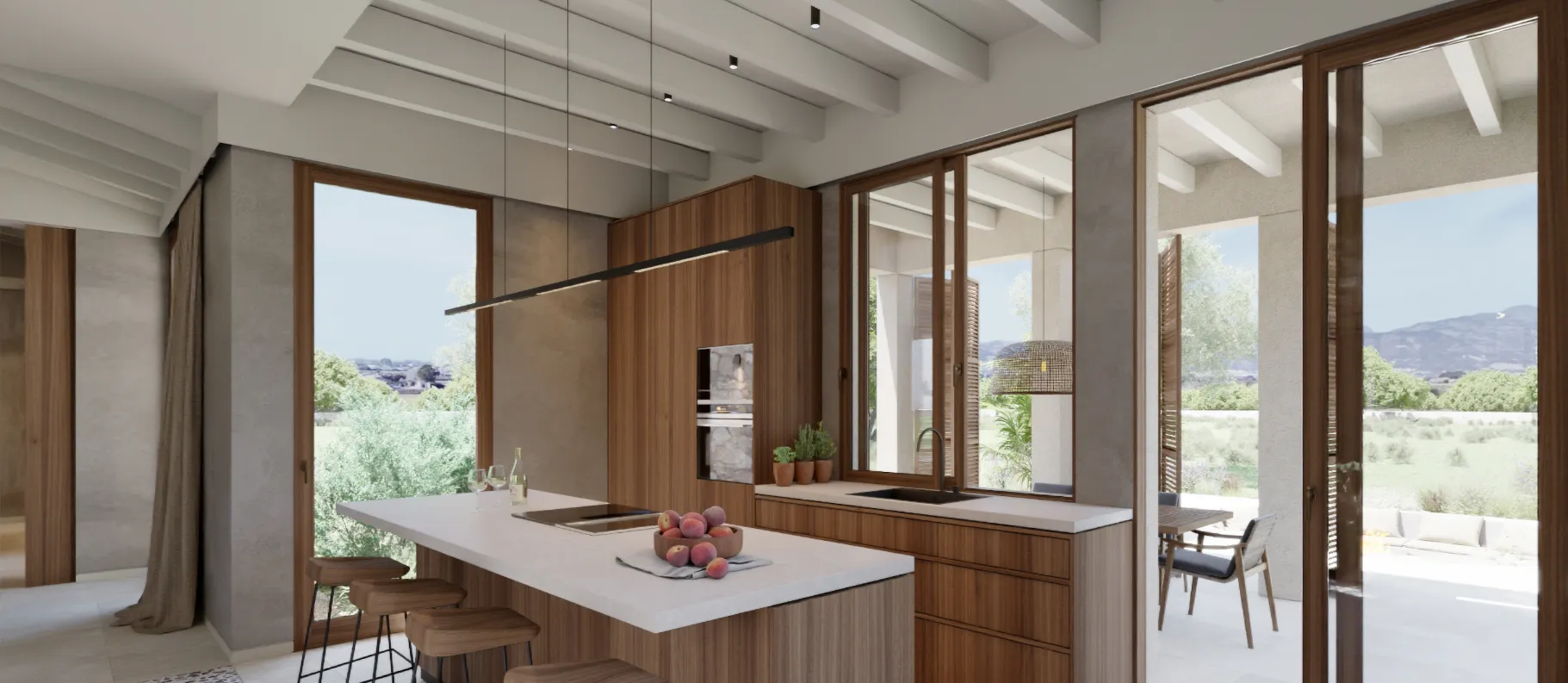 Naturskøn byggegrund med godkendt projekt og panoramaudsigt i Sencelles-7