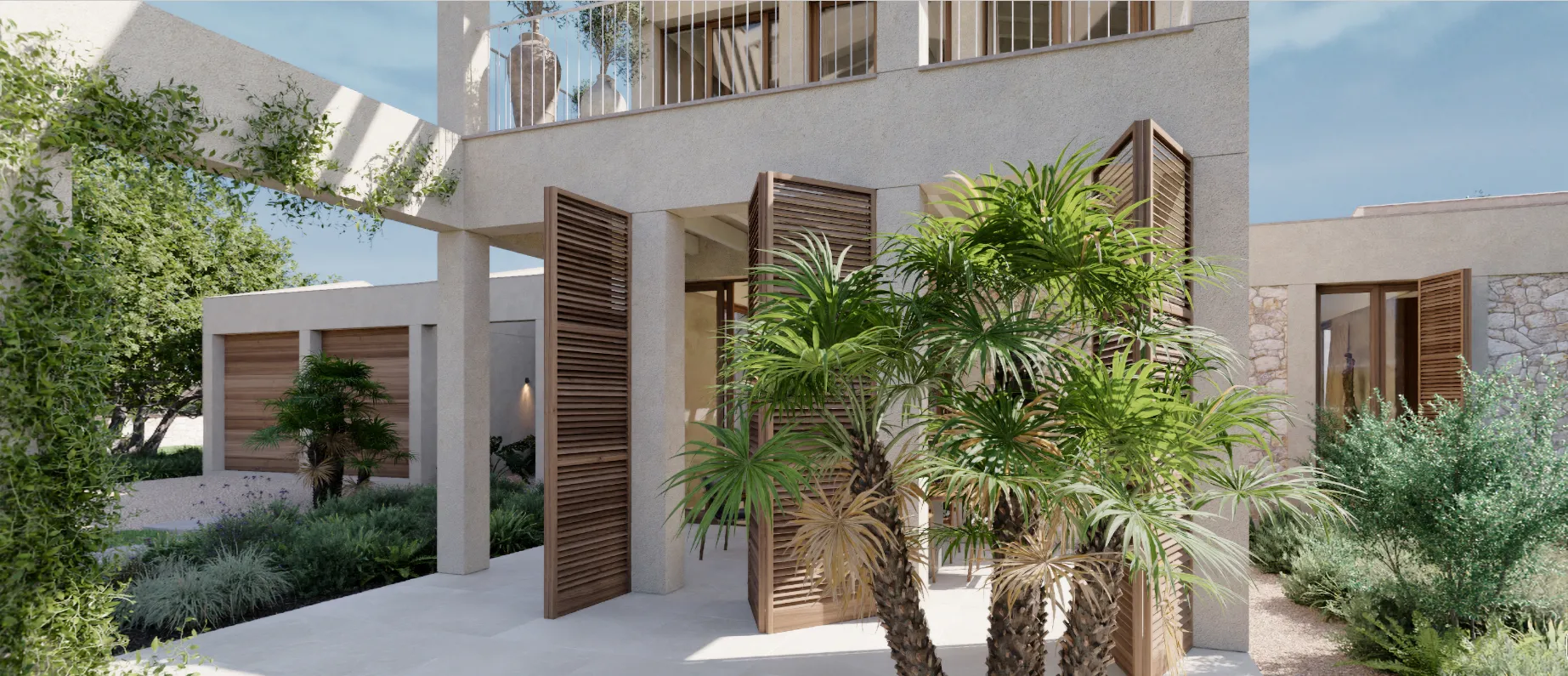 Naturskøn byggegrund med godkendt projekt og panoramaudsigt i Sencelles-13