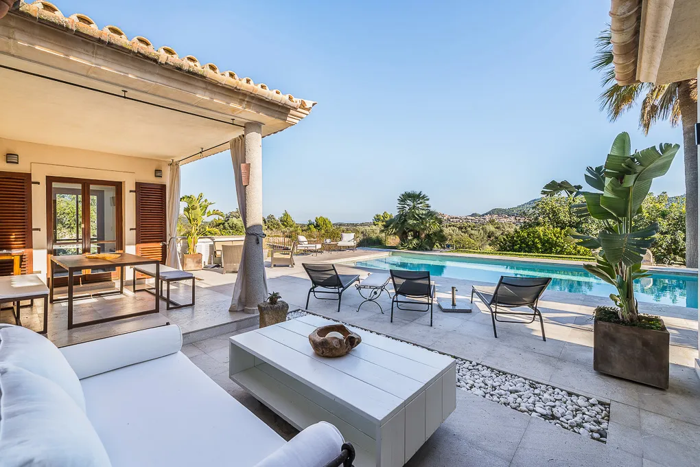 Modernt lanthus med panoramautsikt i Capdepera-10