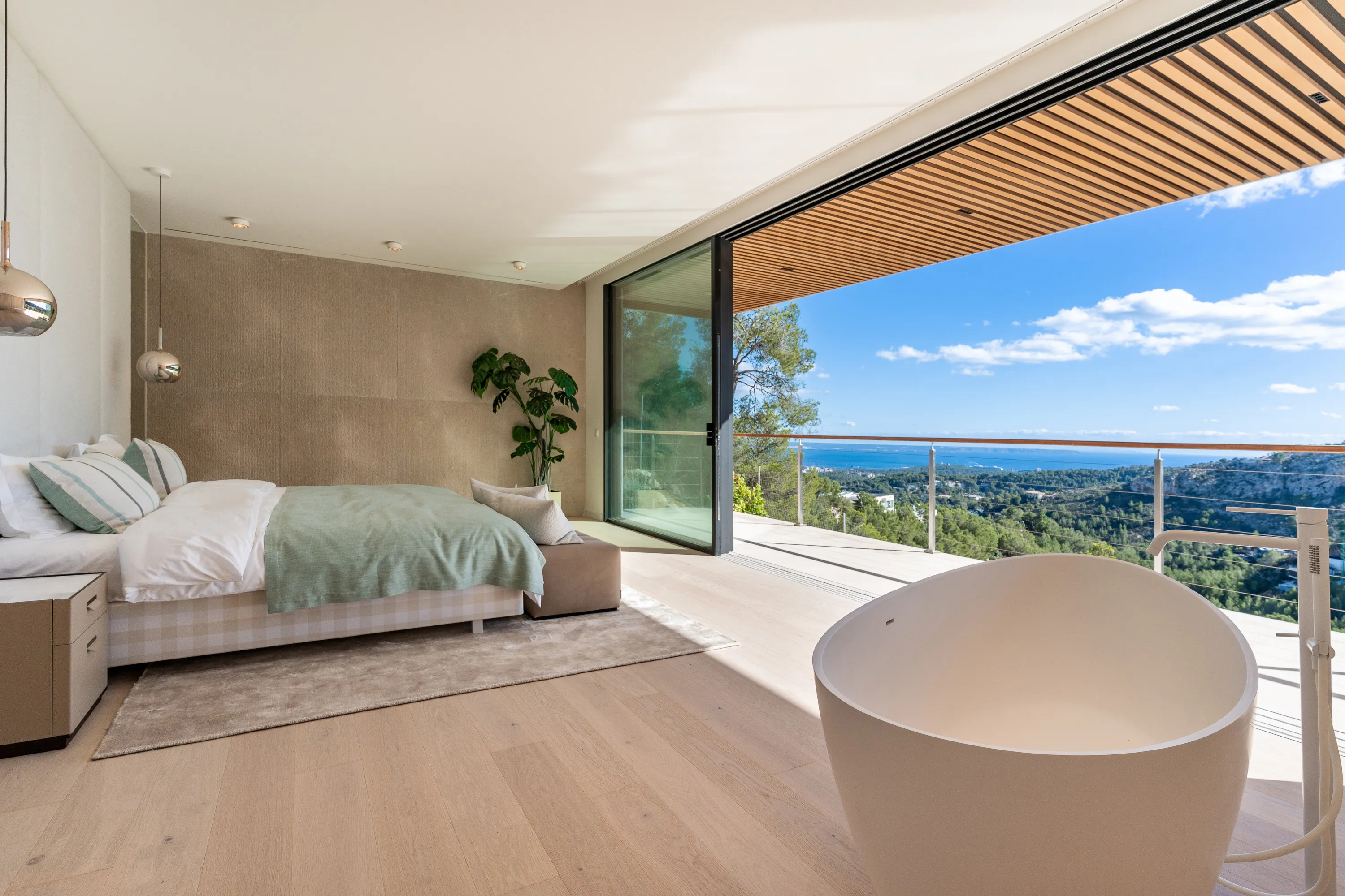 New build villa with spectacular sea views in Son Vida-10