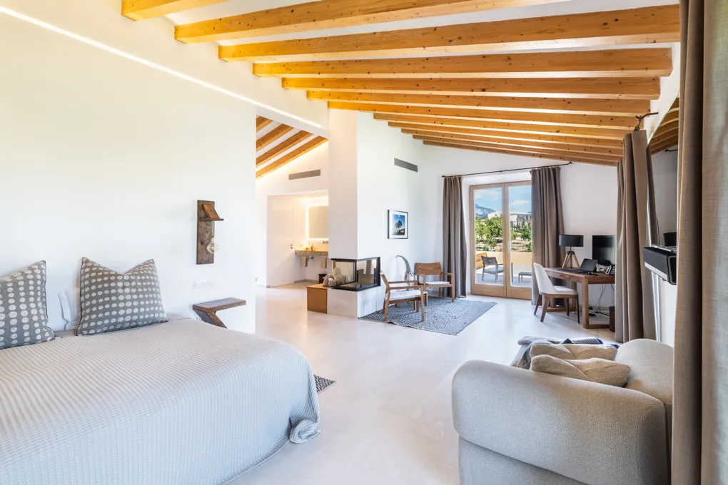 State of the art - Landhus i natursten med vinmark-21