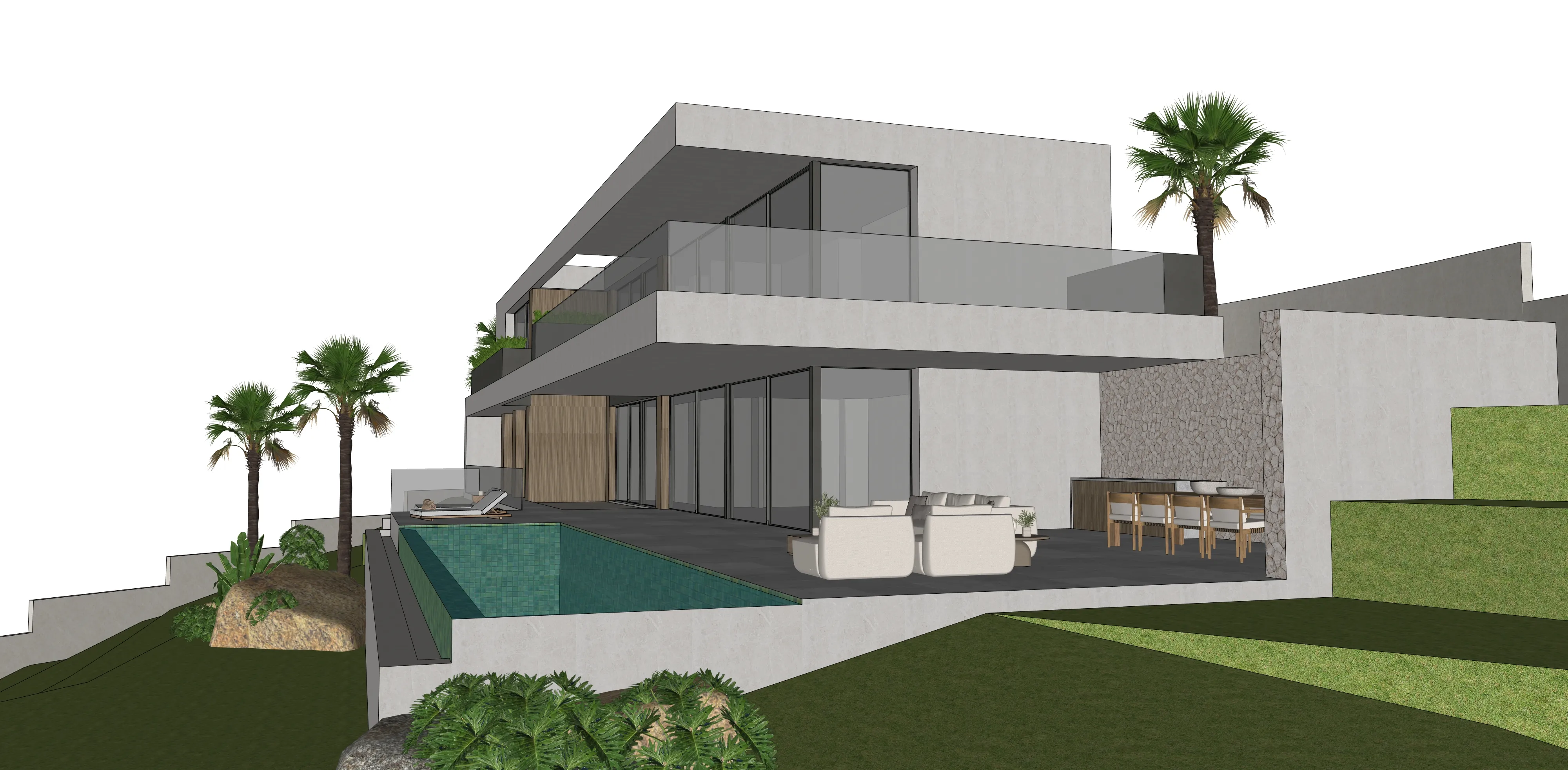 An elegant villa development with unobstructed views of the countryside and mountains-2
