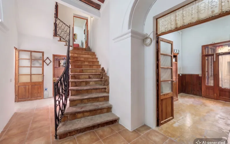 Mallorquinisches Stadthaus mit außergewöhnlichem Potenzial im Herzen von Pollença