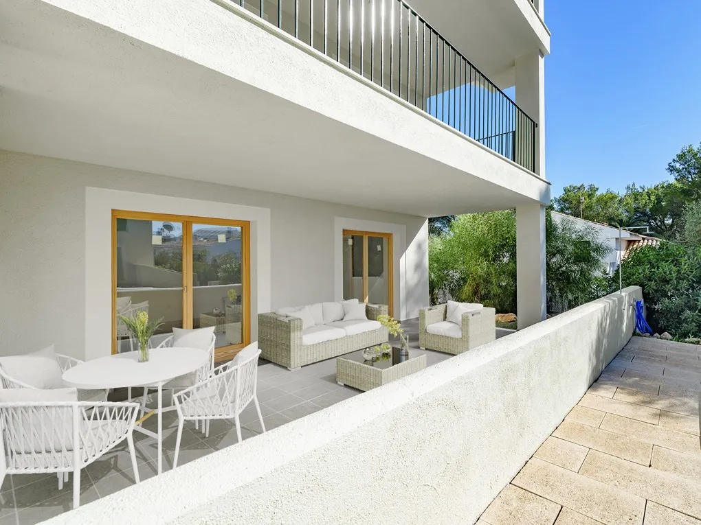 Nueva promoción de apartamentos con piscina comunitaria cerca del mar en Puerto Pollensa-5