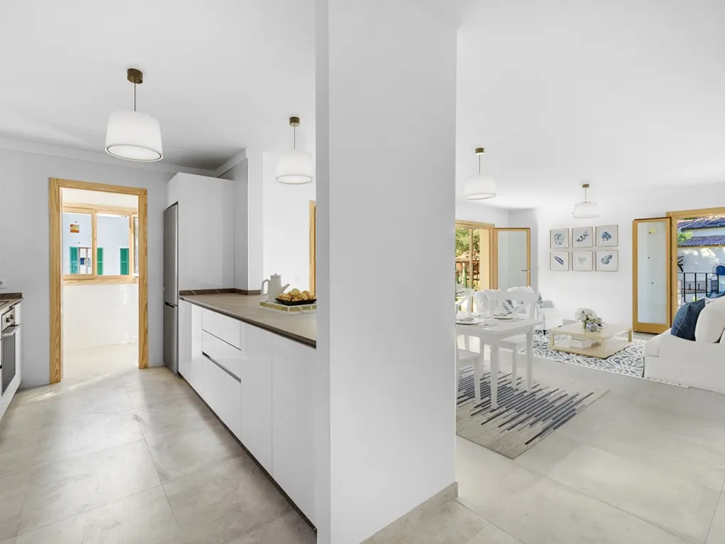 Nueva promoción de apartamentos con piscina comunitaria cerca del mar en Puerto Pollensa-6