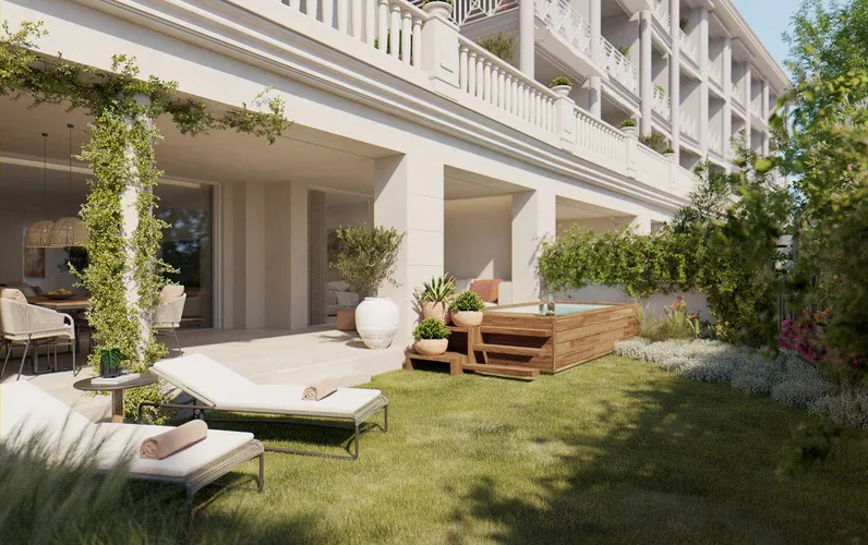 Begane grond appartement met tuin, mini zwembad en parkeerplaats dicht bij het strand - Ciudad Jardin