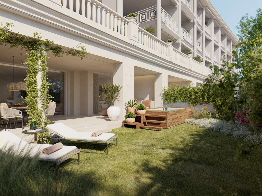 Begane grond appartement met tuin, mini zwembad en parkeerplaats dicht bij het strand - Ciudad Jardin-1