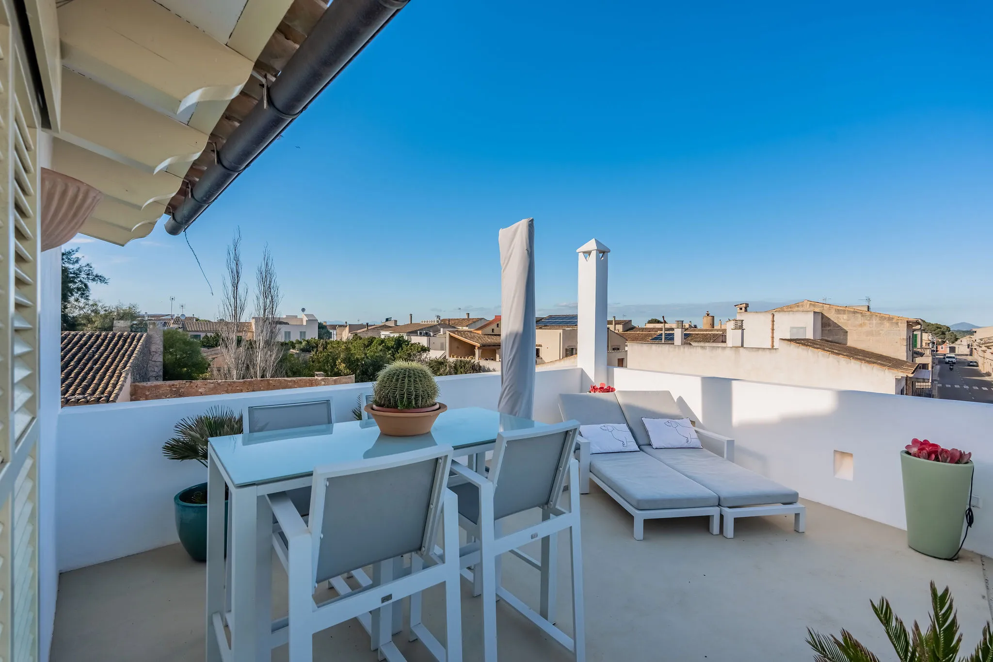 Encantadora casa de pueblo en el corazón de Ses Salines con un jardín idílico-14