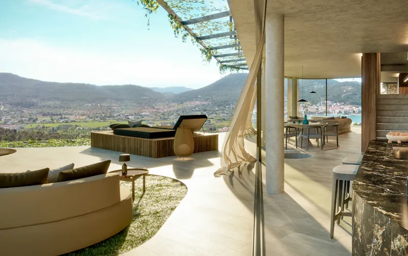 Residenza di lusso con vista da sogno sul porto