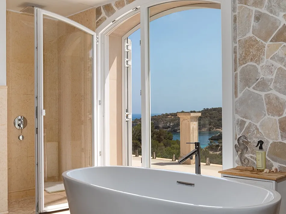 Frontline villa with panoramic green and sea views-12