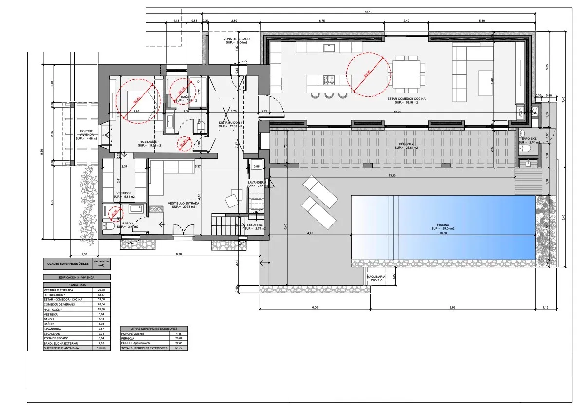 Extensa parcela rústica con varias edificaciones y proyecto de ampliación-11