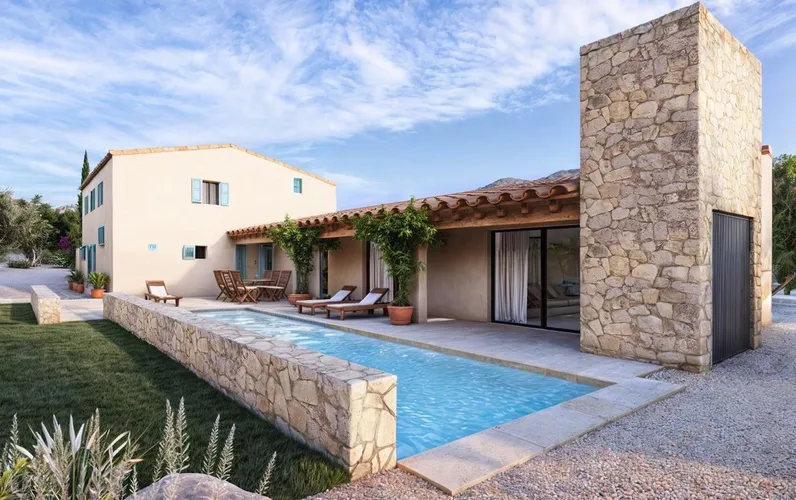 Extensa parcela rústica con varias edificaciones y proyecto de ampliación