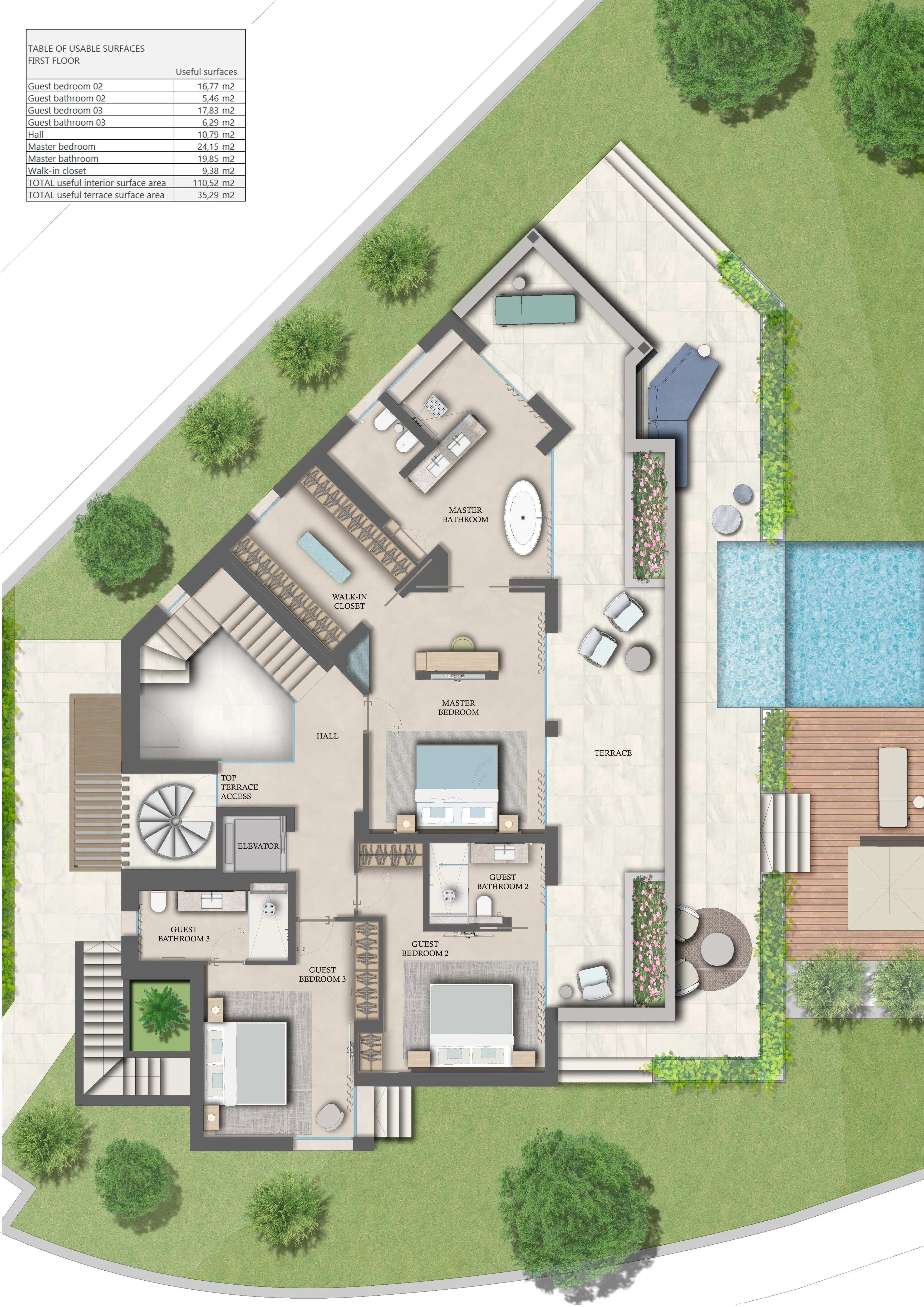 Villa con vistas al mar en exclusiva zona residencial-24