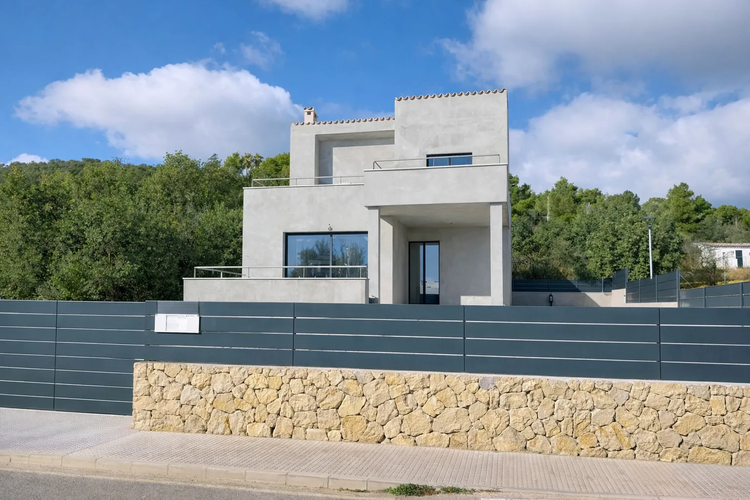 Modern villa med panoramautsikt i Lloseta-1